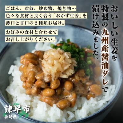 ふるさと納税 諫早市 おかず生姜　薄口・甘口2種入り |  | 01