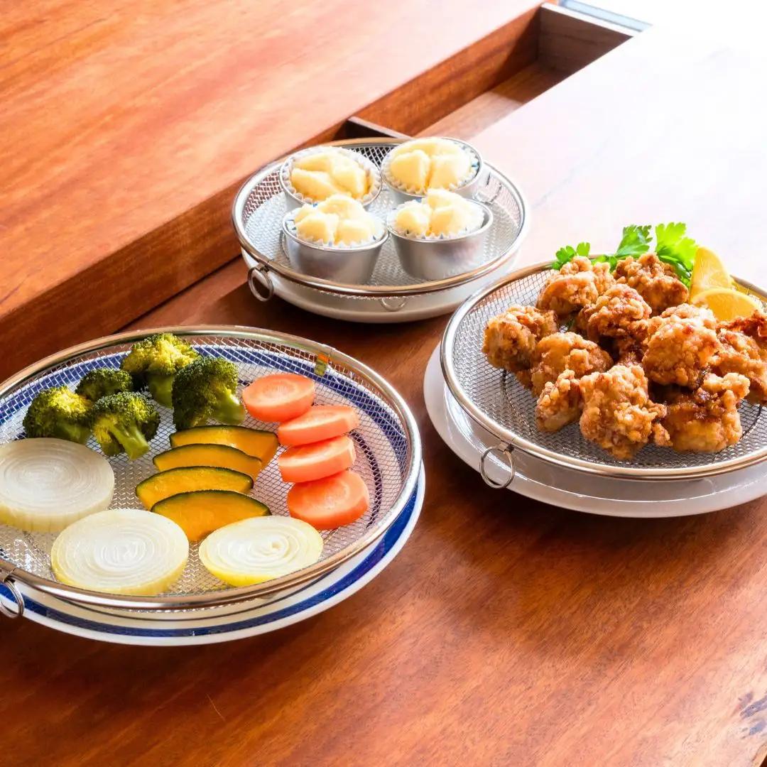 すっきり暮らす 盆ざる 25cm 持ち上げフック付き ステンレス 食洗機対応 燕三条製 ビーワーススタイル