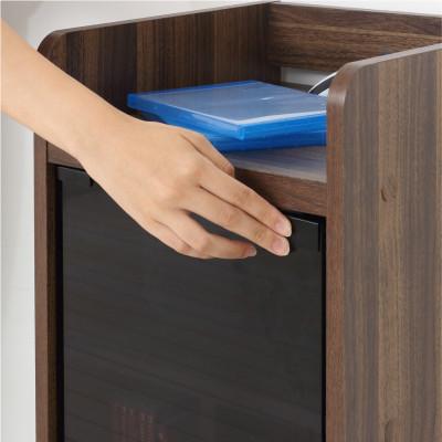 ふるさと納税 海南市 ゲーム機ラックキャスター付き　ブラウン |  | 02