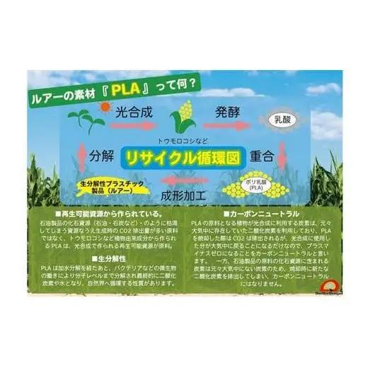 【バナナマンゴー_パーマーク】植物由来生分解性プラスチックルアー コーンミノー200