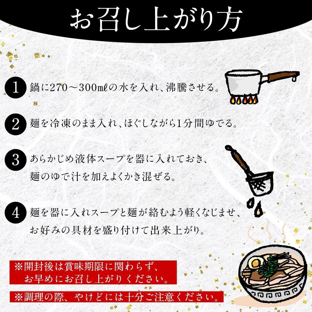 ※受付停止※福岡県産ラー麦麺×博多豚骨スープ！ 濃縮スープ32g×10袋・麺100g×10玉