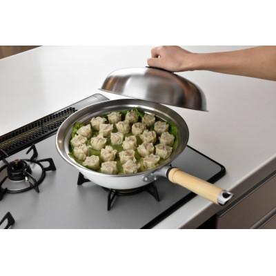ふるさと納税 燕市 ME-7195彩食庵フライパン用蓋付蒸し台(24〜26用) |  | 03