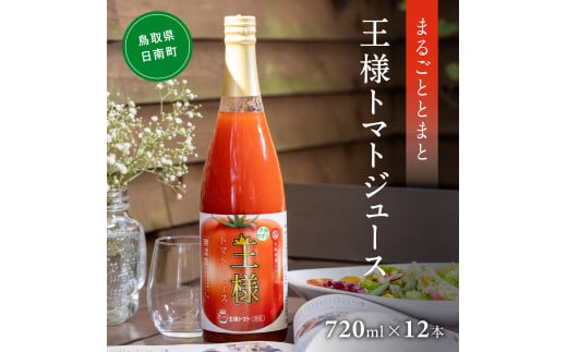 星降る里 王様トマトジュース 12本セット(720ml×12本) 鳥取県日南町 とまと トマト 野菜ジュース 日南トマト加工