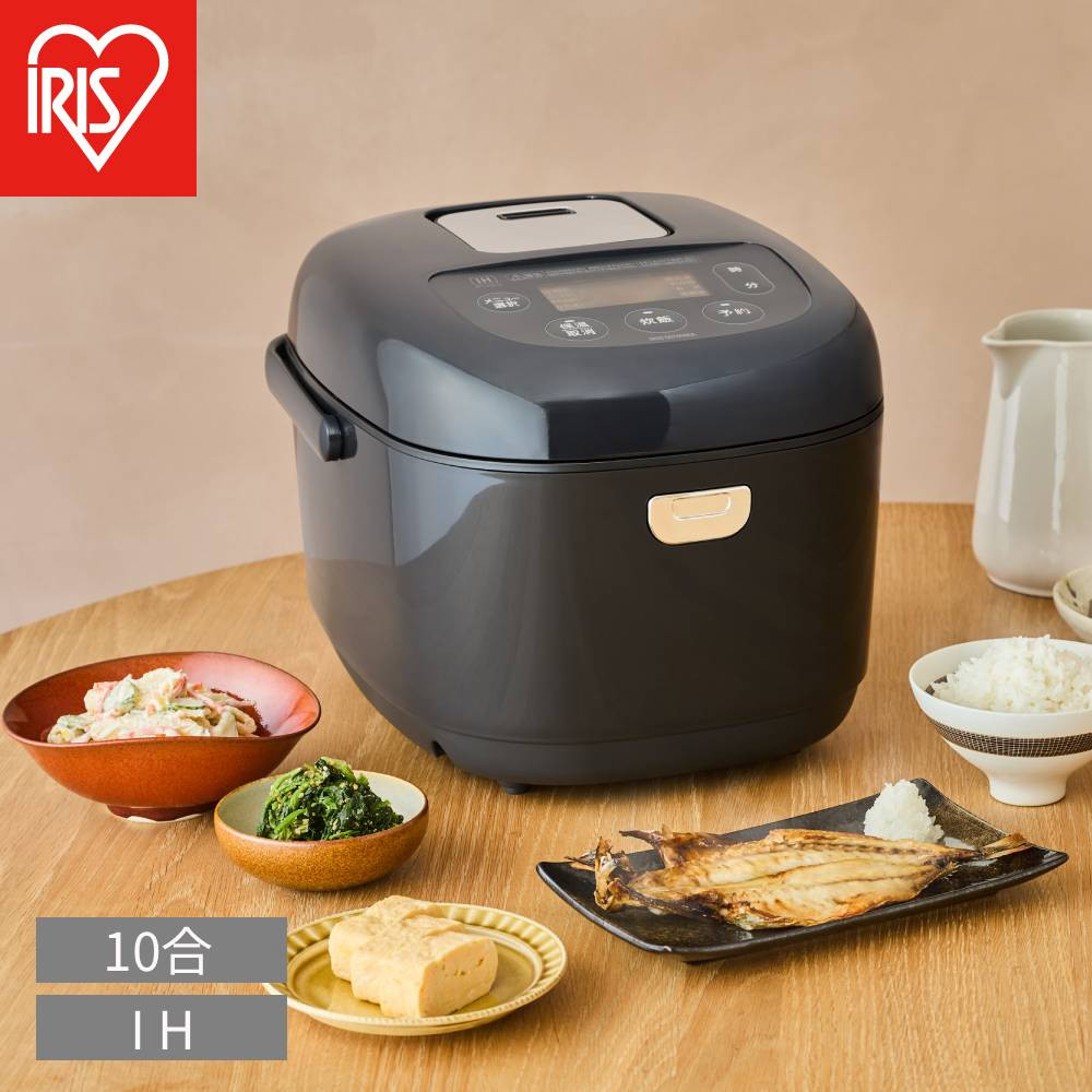 IHジャー炊飯器 10合 RC-IKB10-B ブラック