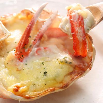 ふるさと納税 小樽市 【佐藤水産】蟹味噌入り 蟹グラタン 5人前 詰め合わせ 計700g　簡単調理のお惣菜 |  | 01