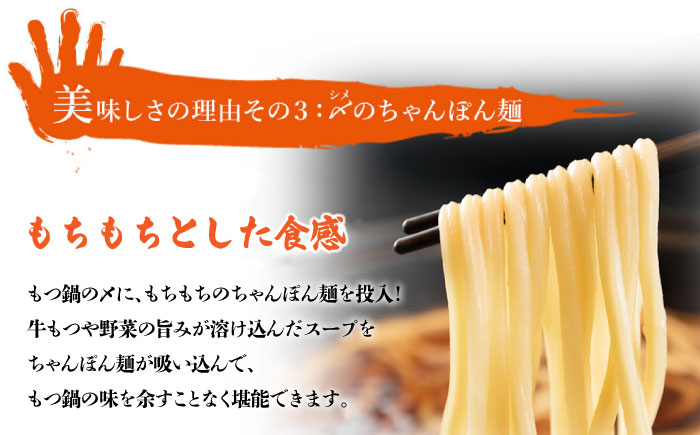 【自宅で楽しむ本場の味】九州名物 とめ手羽 博多 もつ鍋 九州しょうゆ味 5-6人前＜株式会社フェリックス＞那珂川市 [GCE004]