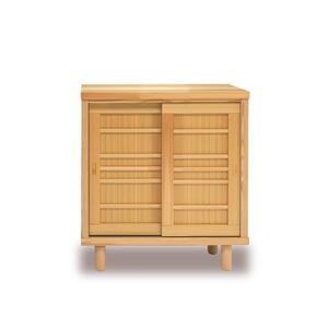 大川家具 国産材（九州）杉材 シューズボックス 杉 幅90～130cm 1cm単位オーダー