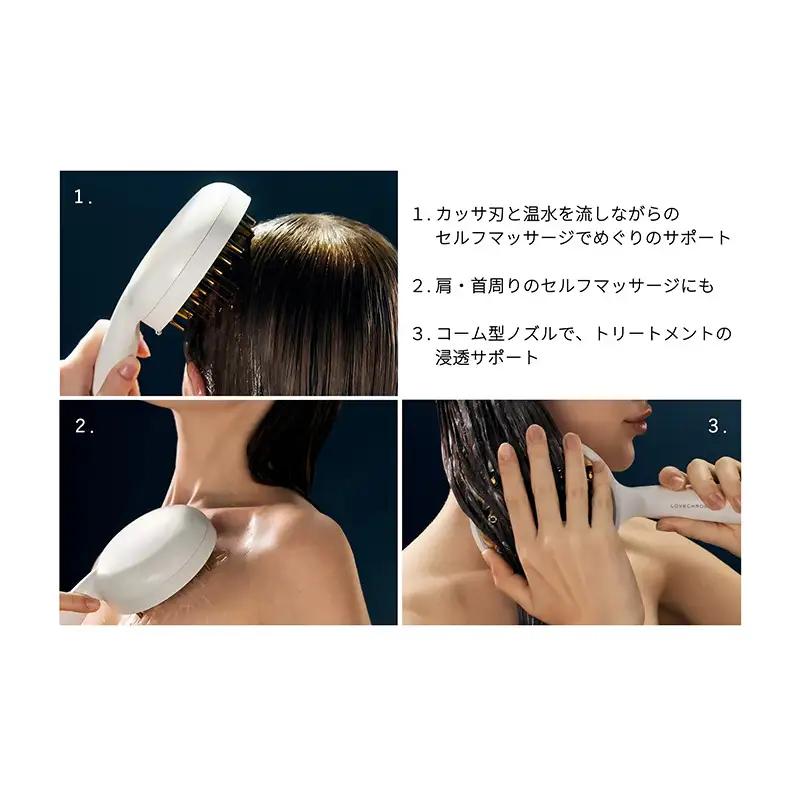 ラブクロム 美頭髪シャワーヘッド PGプレミアムブラック