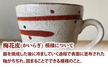 【令和5年産：精米】 特別栽培米 コシヒカリ （5kg） + 【美濃焼】 赤絵かいらぎ マグカップ （2個） 【山松加藤松治郎商店】[TEU003]