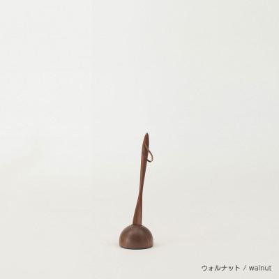 ふるさと納税 旭川市 旭川家具 cosine コサイン 靴べら(S)と専用スタンドのセット　ウォルナット_04631