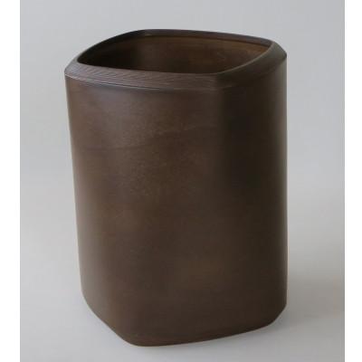 ふるさと納税 _青森県 BUNACO　IB-D8216　ダストボックスtwist□　Lサイズ(ダークブラウン)