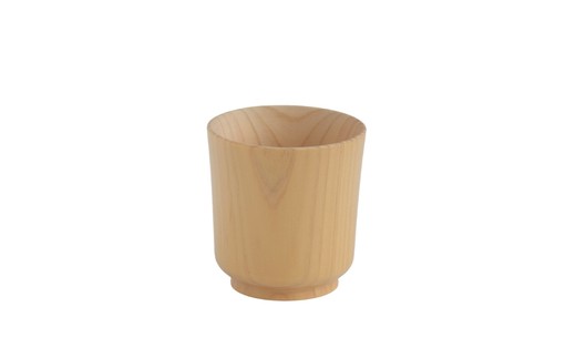 
No.0712木製檜コップ　ぐいのみ
