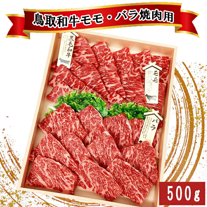 【ふるさと納税】TO04：鳥取和牛モモ・バラ焼肉用　500g