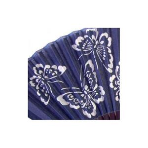 扇子 阿波藍染 徳島伝統工芸 【蝶】
