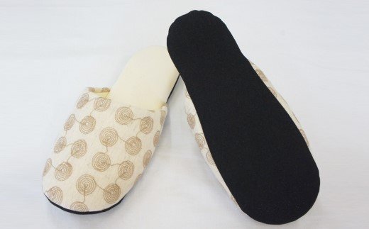 麻６重丸ソフトスリッパ　M（約24cm）・Lサイズ（約27cm）２足セット　【04301-0352】_イメージ2