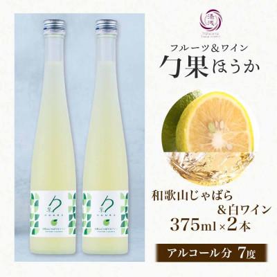 ふるさと納税 湯浅町 ワインカクテル 勹果 ほうか 和歌山じゃばら&白ワイン 7度 375ml 2本 湯浅ワイナリー |  | 03