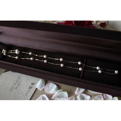 ふるさと納税 志摩市 志摩産 アコヤ真珠 無調色 ベビーパール 希少 4-5ミリ ステーション ネックレス |  | 02