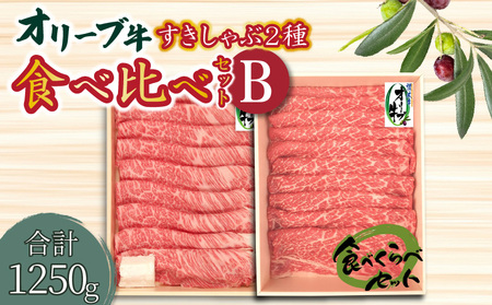 オリーブ牛すきしゃぶ二昧食べ比べセットB