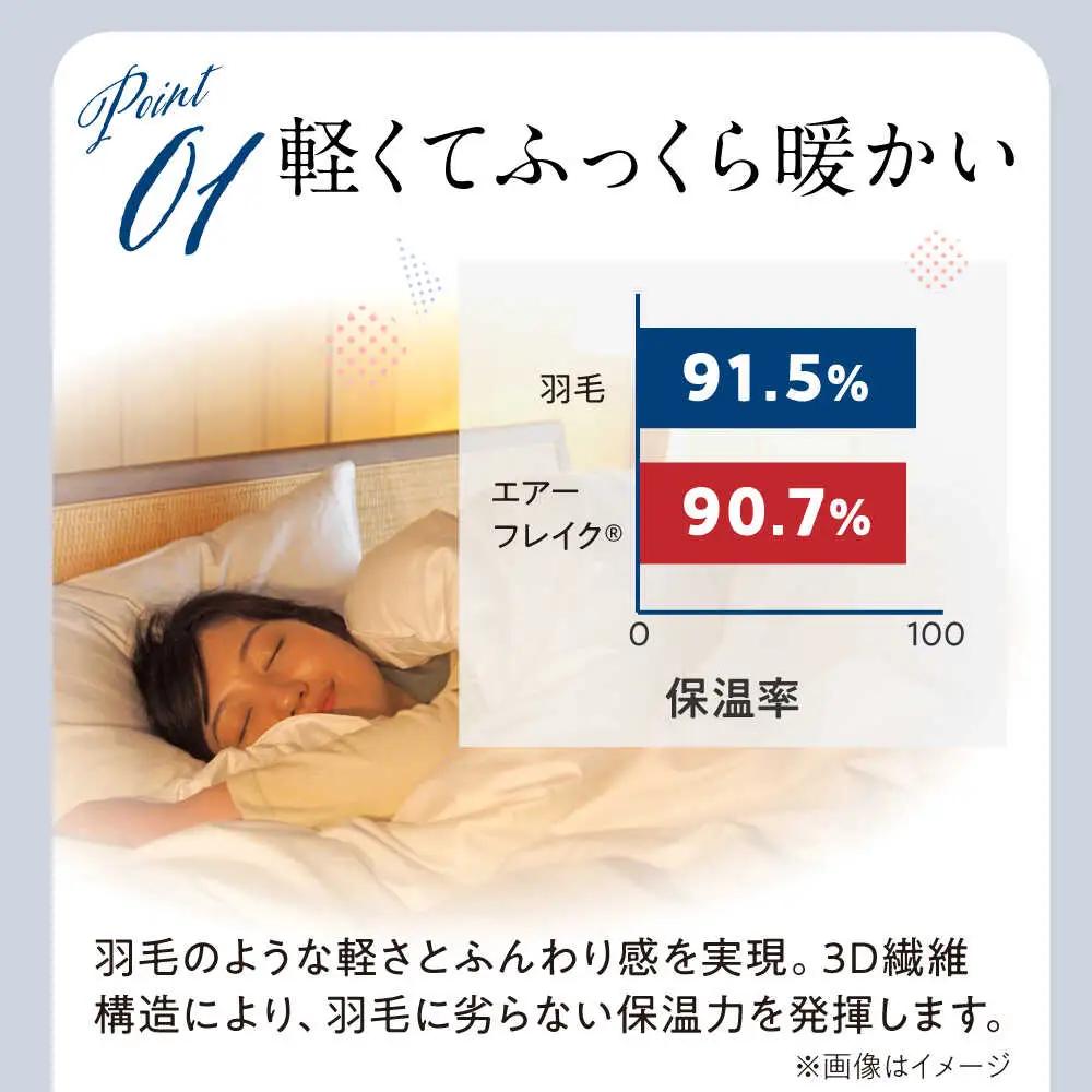 洗える 人工羽毛 合い掛け布団セミダブル[BAAK018]掛け布団