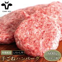 【ふるさと納税】【牧場直送】佐賀県産しろいし牛 ボリュームたっぷり手ごねハンバーグ (120g×5個) 【有限会社佐賀セントラル牧場】牛肉 ハンバーグ 個包装 無添加 惣菜 おかず [IAH016]