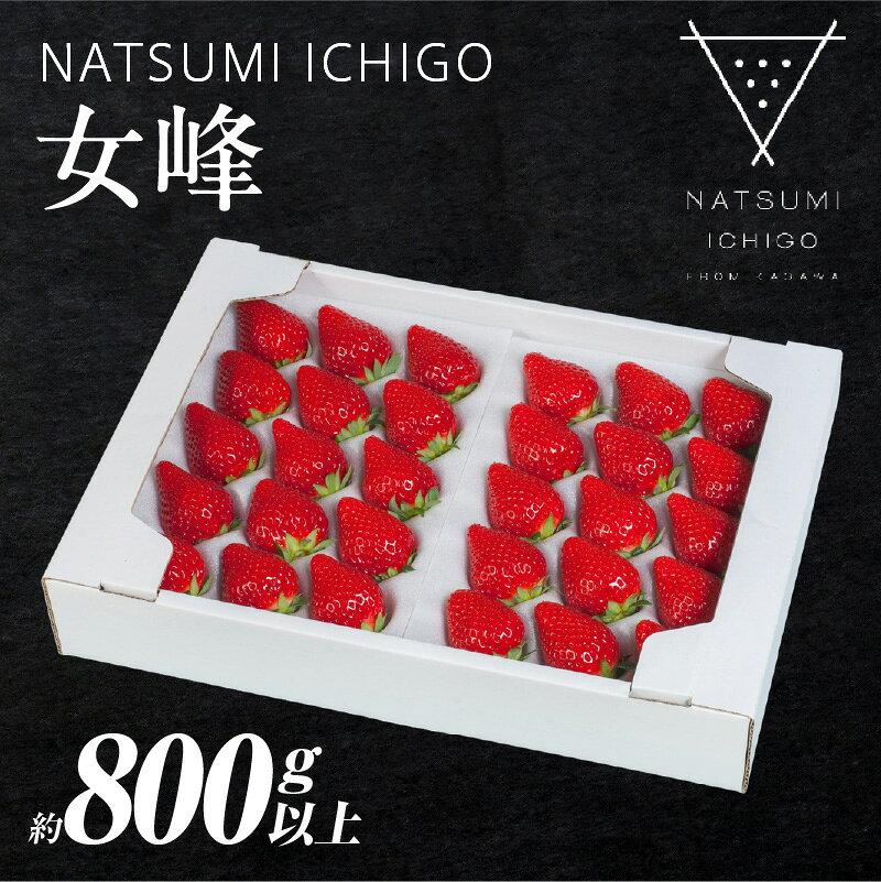 【ふるさと納税】先行予約 NATSUMI ICHIGO 女峰 約800g以上 プレミアムBOX 【2027年1~6月配送】スイーツ いちご ストロベリー 女峰 苺 冷蔵 フルーツ 旬 果物 香川県 デザート 青果物 贈答 プレゼント 贈り物 先行受付 先行予約 季節限定 旬 おすすめ 三木町 送料無料