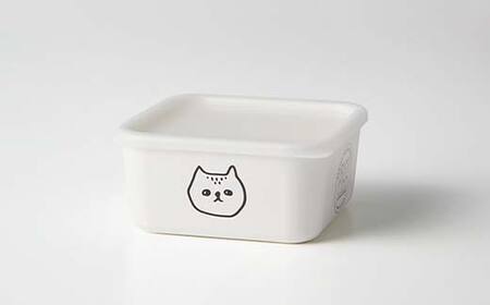 necoストッカー 3点セット 猫 ねこ ネコ スクエアストッカー レンジ対応 食洗機対応 保存容器 冷蔵庫 冷凍庫 かわいい 山中塗 軽量 おしゃれ ギフト F6P-1921