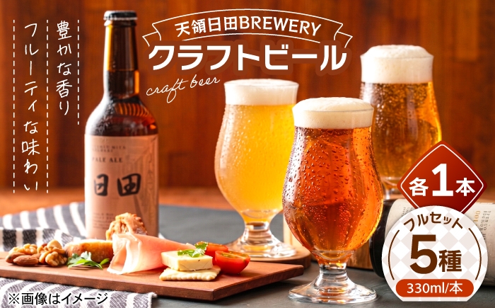 
                  天領日田BREWERYクラフトビール 5種セット 地ビール ビール 瓶ビール 飲み比べ 日田市 / 株式会社HK企画 [ARDG004]
                