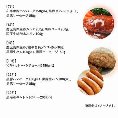 ふるさと納税 南九州市 【全12回】鹿児島自慢の豚・牛・うなぎ まんぷく定期便 |  | 02