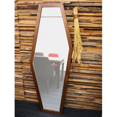 ふるさと納税 大川市 Ricca-mirror・姿見ミラー【ウォールナット】