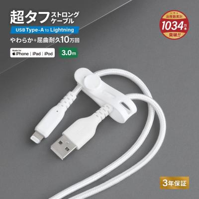 ふるさと納税 海老名市 (オウルテック) 急速充電2.4A/データ転送 Type-A to Lightningケーブル 3m