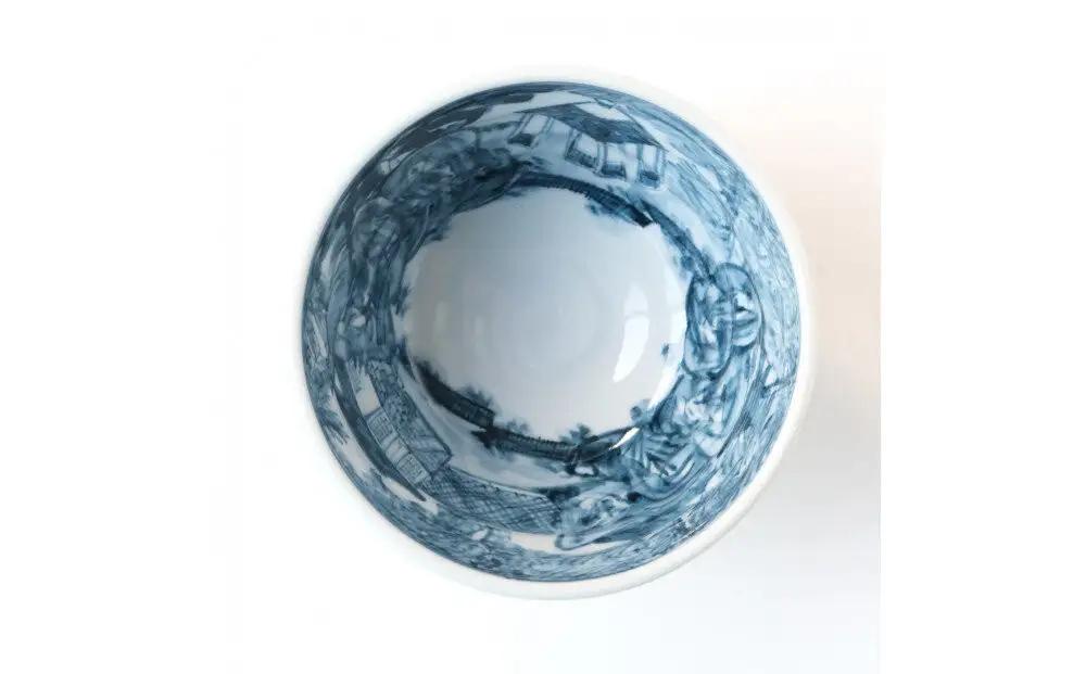 【たち吉】山水彩十草飯茶碗 京都 茶碗 陶芸品 人気 おすすめ