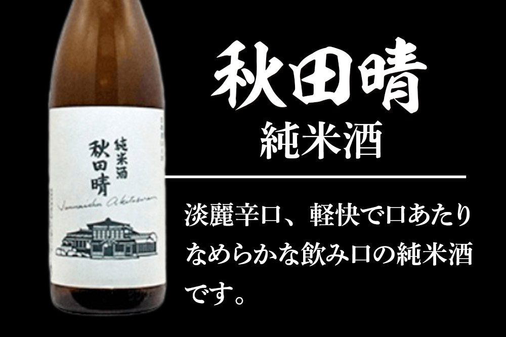 日本酒飲み比べセット 720ml×2本（銀鱗 純米吟醸 竜乃涙 くろ ・秋田晴 純米酒）  日本酒 酒 秋田