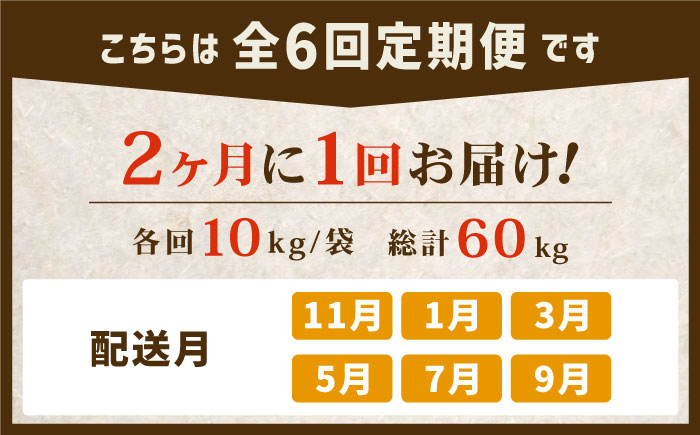 【令和7年11月以降発送】【全6回定期便】 特別栽培米 さがびより（白米） 10kg×6回（計60kg） 山口さんちの贈り物 【y'scompany】 お米 [IAS017]