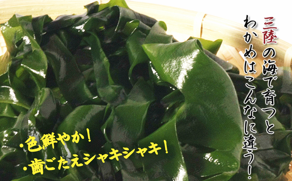 三陸産 乾燥 カットわかめ 110g (55g×2袋) 常備品 宮城 お味噌汁に 乾燥ワカメ