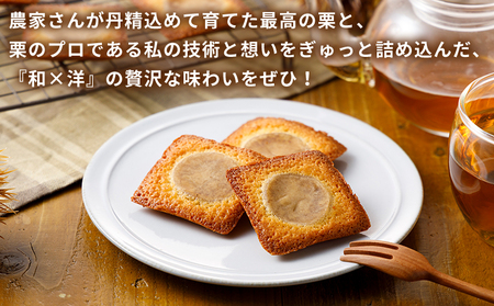 ＜栗バターフィナンシェ 6個セット＞ 1箱6個入り 選べる 栗 くり 栗餡 マロン フィナンシェ 焼き菓子 お菓子 洋菓子 スイーツ 贅沢 ご褒美 ギフト 個包装 手土産 メニークエスト 愛媛県 西予