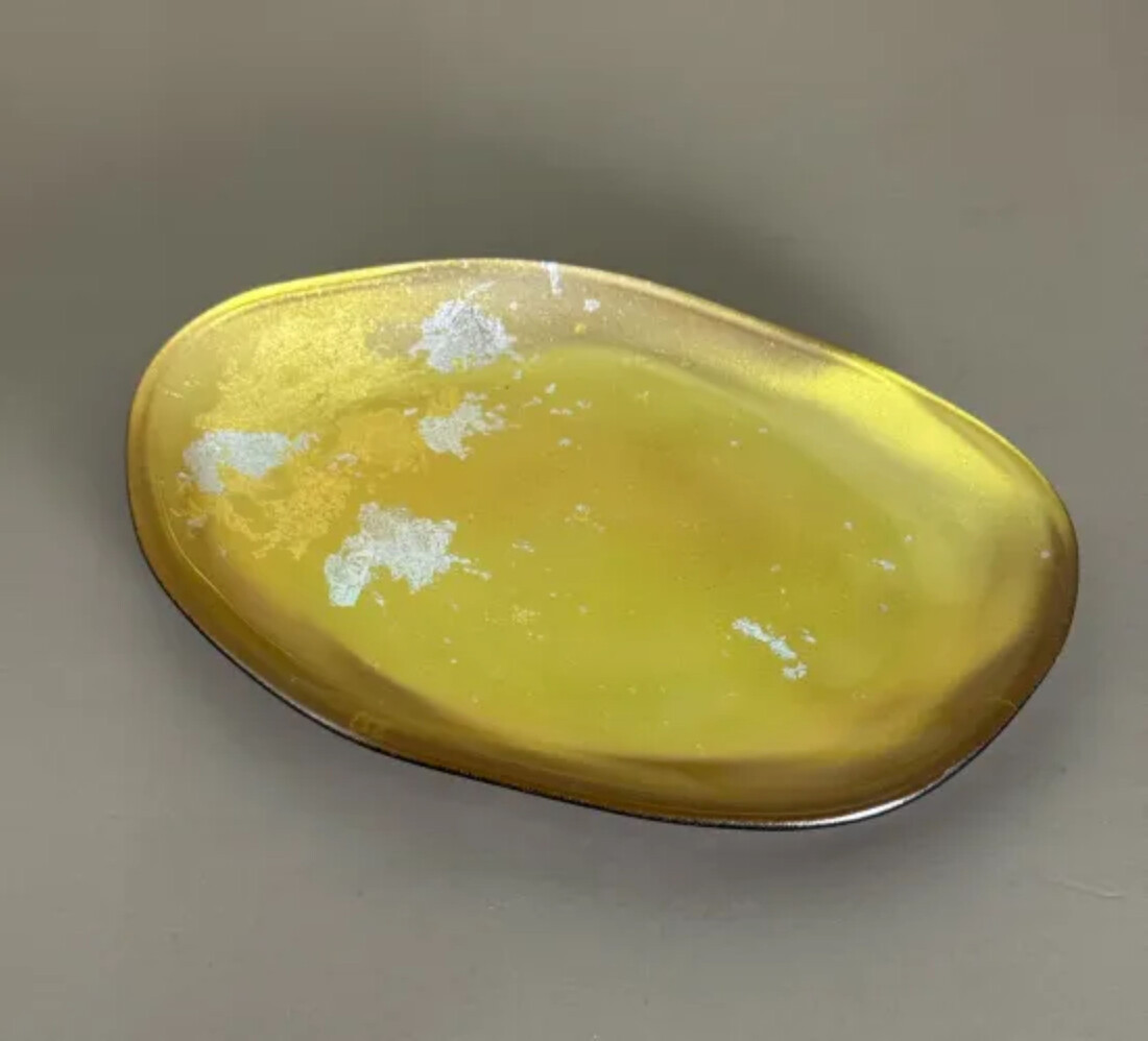 ビーンズ型小皿 パールゴールド（金箔） ［NF127］ 303446_CU90055VC02