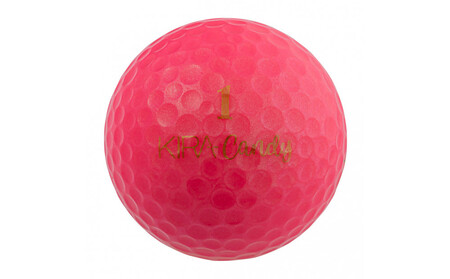ゴルフボール KIRA candy ピンク 12球入 (4個×3袋）レディース キャスコ kasco