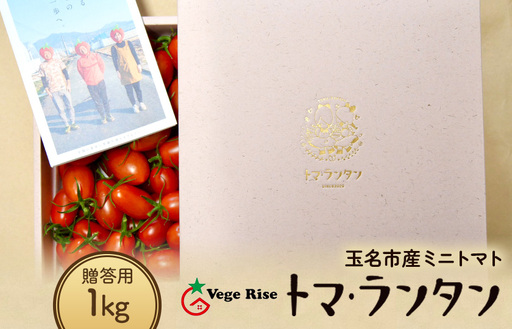 【贈答用】ミニトマト 生産量 日本一 玉名市 !！ 「 トマ・ランタン 」 約1kg |  ミニトマト トマト 熊本県 玉名市