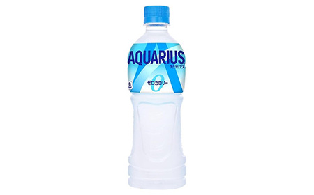 【5か月連続お届け】アクエリアスゼロ　500ml PET×24本　【04301-0662】