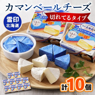 
雪印北海道 カマンベールチーズ 切れてるタイプ 1箱(90g(6個入り)×10個)【1476010】
