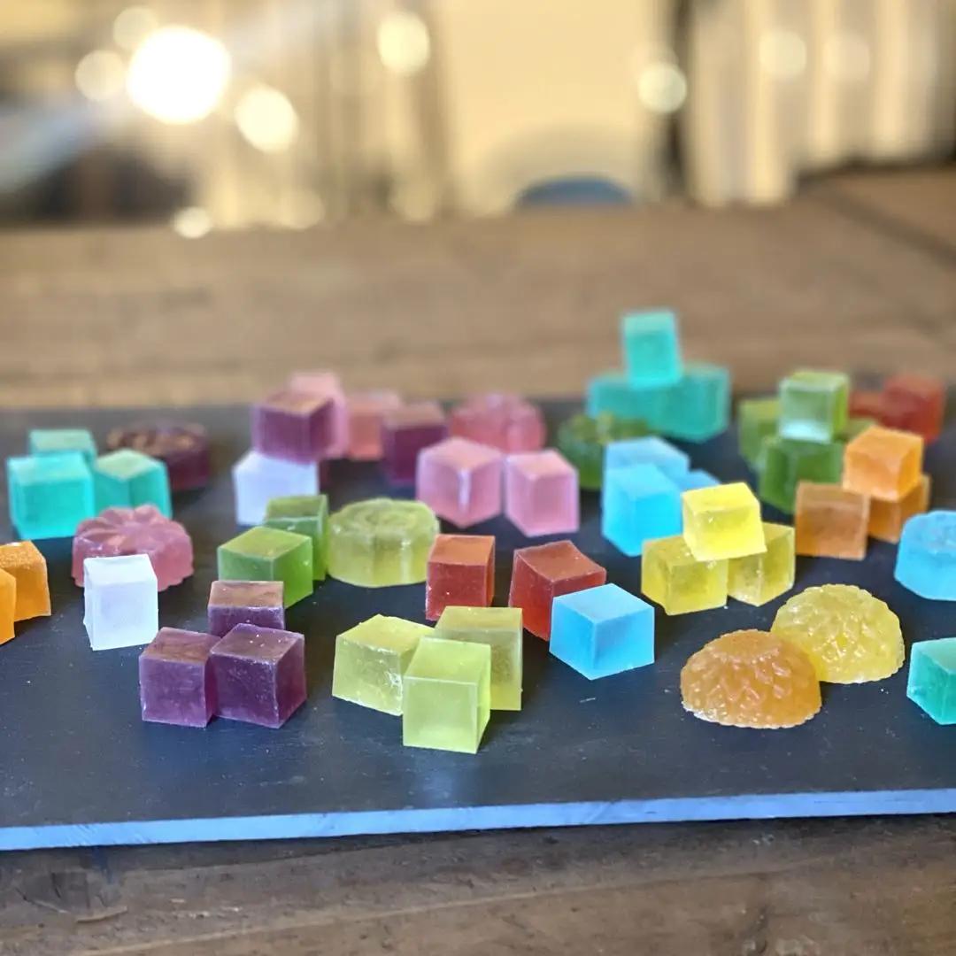 にじいろ琥珀 | 中津菓子かねい 和菓子 茶菓子 洋菓子 砂糖菓子 手作り お菓子 おやつ 半生菓子 寒天 デザート お洒落 インスタ映え スイーツ 自宅用 大分県 中津市
