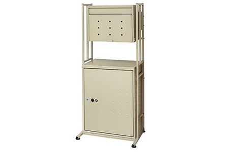 [グリーンライフ] 大容量で好評 郵便ポスト＆鍵付宅配ボックス＆スタンド【090P005】