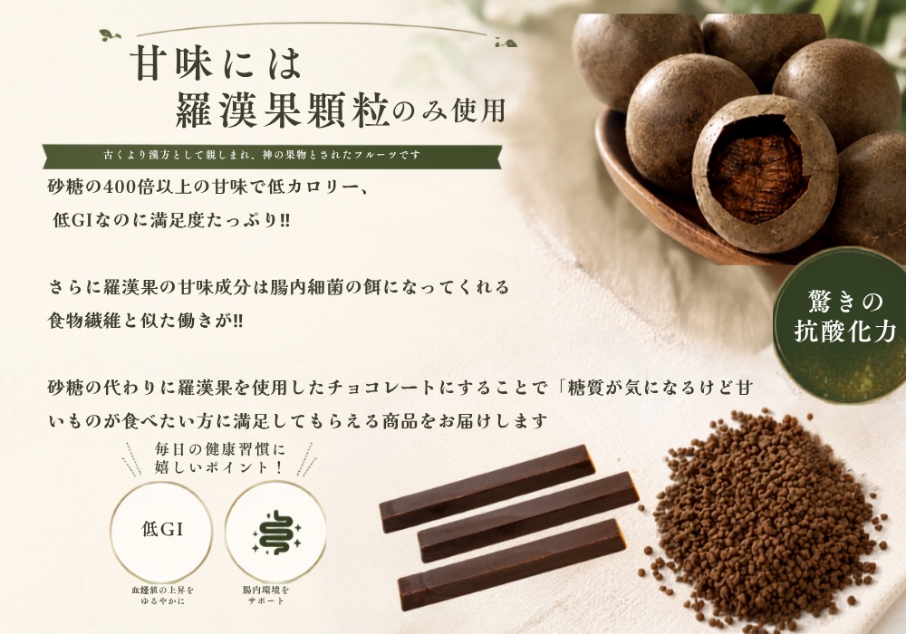 《カカオ味比べ6種》らかんかバランス 3本入 6種 セット｜羅漢果 低GI 抗酸化力 腸内環境 オーガニック フェアトレード プロテイン入り トランス脂肪酸ゼロ コレステロール0 砂糖 加工油脂 合成
