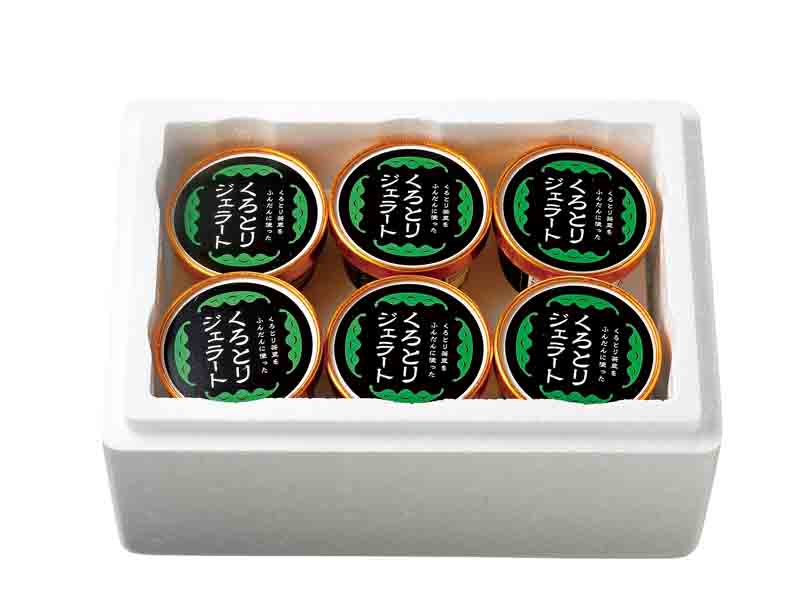 【黒埼茶豆の老舗ブランド】くろとりジェラート 6個セット