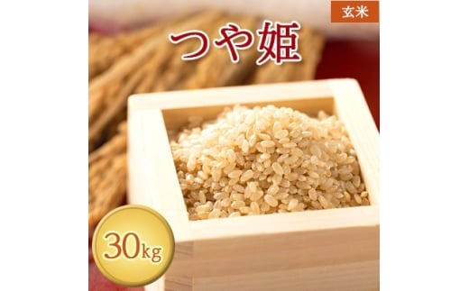 ＜令和7年産＞＜特別栽培米＞栽培期間中 農薬化学肥料5割減　つや姫　玄米30kg【1686968】