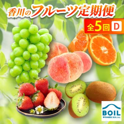 ふるさと納税 香川県 【発送月固定定期便】香川のフルーツ(5D)全5回