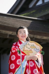 平安時代風 女の子衣装体験(身長93cm～120cm)1名様分 [RE003] 