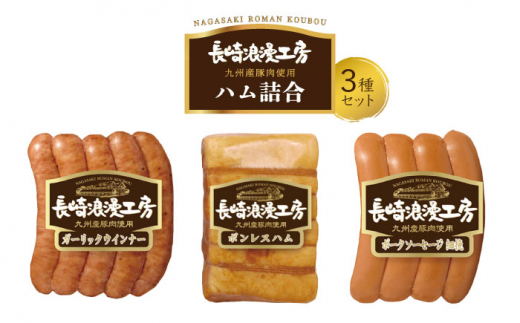 【6回定期便】【厳選】ハム詰合せ 3種類セット 計553g（NRK-41BFNZ）【日本ハム株式会社】 [OAT011]