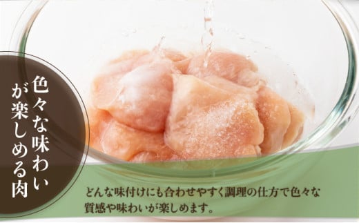 TRT01 ＜小分け・カット済み＞鶏肉ムネ切身（皮付き）3.3kgセット（約300g×11パック）
