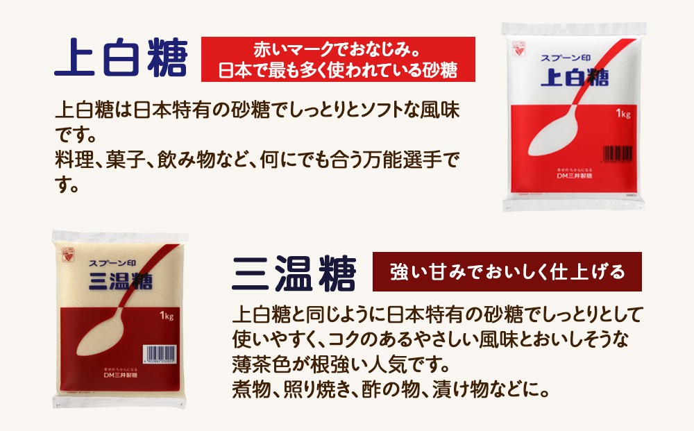 【福岡市】DM三井製糖　スプーン印お砂糖10点セット（福岡市内製造）